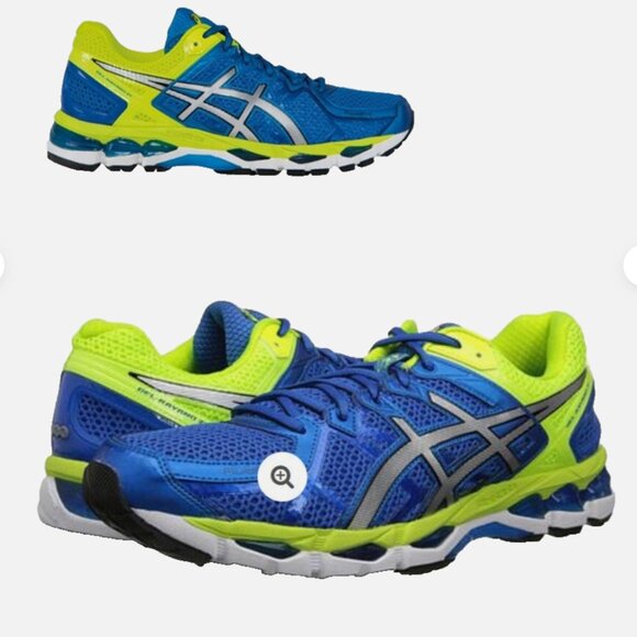 NEW Asics GEL Kayano 21 Men’s Royal Blue Lightning Yellow Men's 9 US 42.5 EUR - Picture 1 of 9